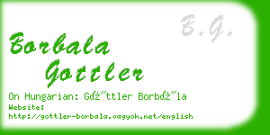 borbala gottler business card